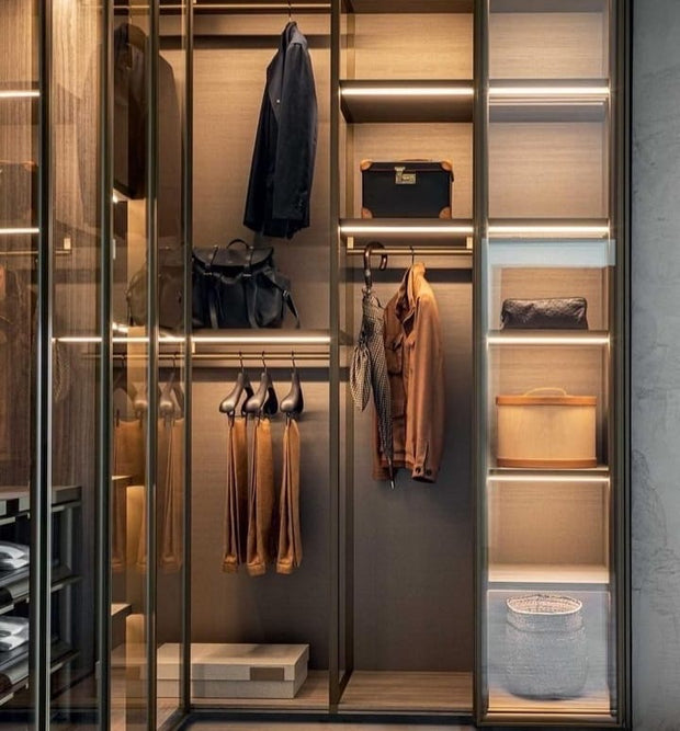 Wardrobes designed and made to measure.